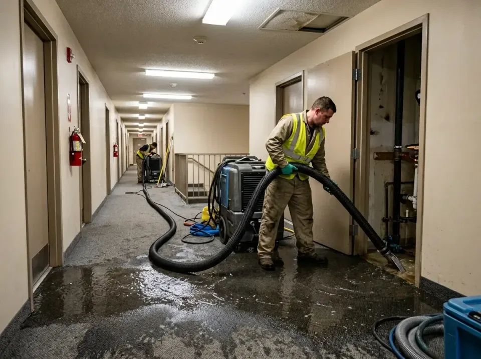 multi-unit-apartment-hallway-f-005 — frequently asked questions, Emergency Burst Pipe Water Extraction & Removal in Lovejoy,…